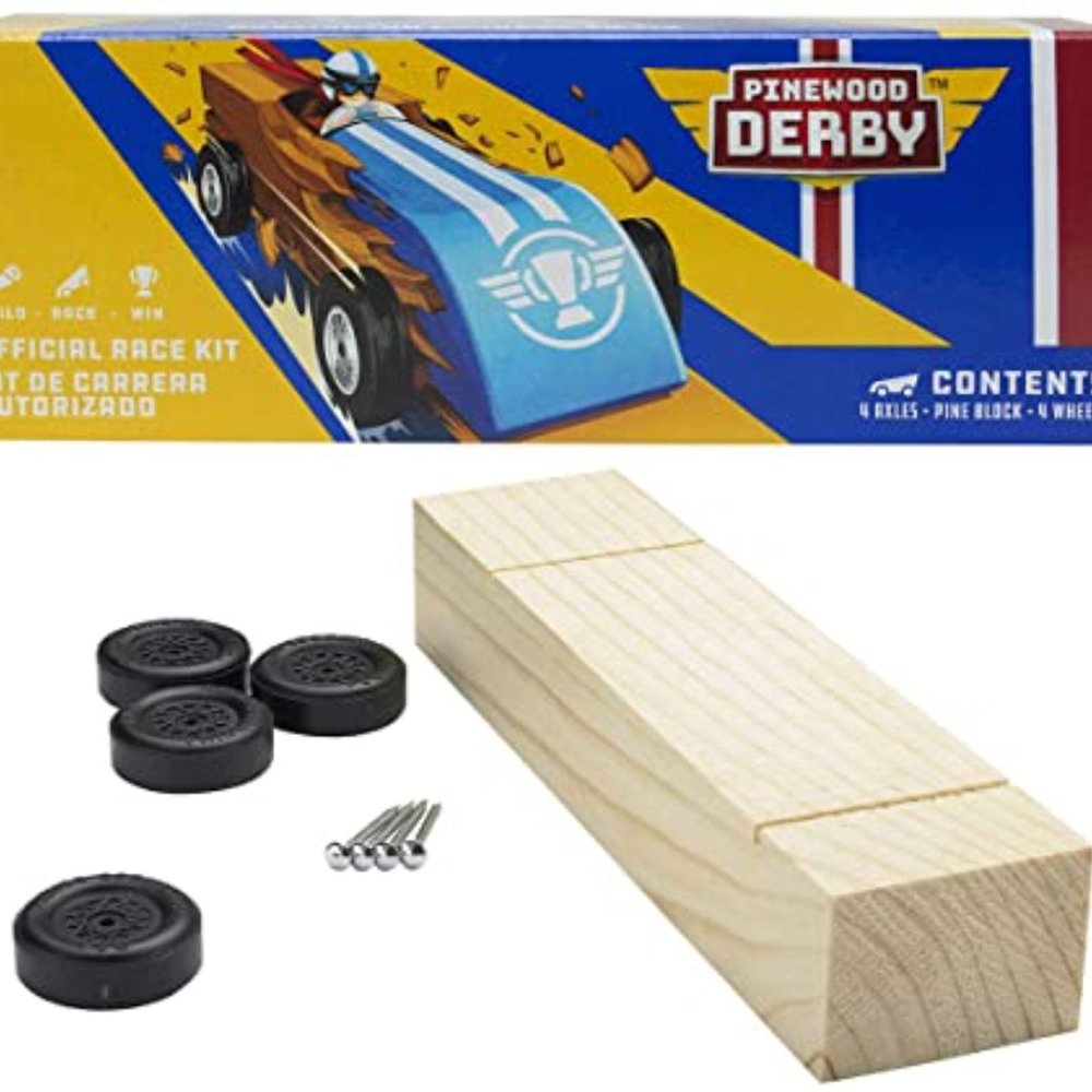 TWO Boy Scouts of America Official Pinewood Derby Car Kits